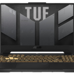Asus TUF Gaming FX507 (FA507UI-LP166) – 15.6” Full HD 144Hz ეკრანი, AMD Ryzen 7 7735HS პროცესორი, Nvidia GeForce RTX 4050 გრაფიკა, 16GB RAM და 512GB SSD მეხსიერება – გამძლე და სტილური Mecha Gray დიზაინით.