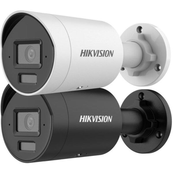 Hikvision 4MP PoE Bullet კამერა – AcuSense, შავი, 2.8mm, ღამის ხედვით