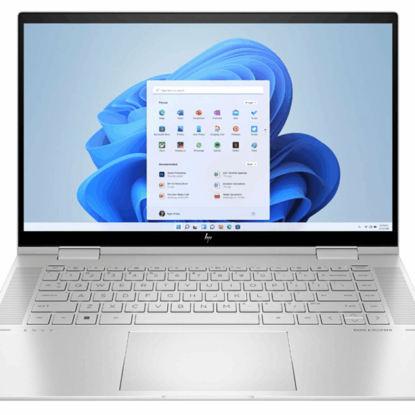 HP Envy 15 x360 8F918EA Natural Silver laptop, 15-inch convertible laptop with high performance and sleek design