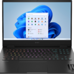 HP Omen 16 (84K21EA) Shadow Black gaming laptop with Intel Core i7, 16-inch display, and advanced GPU HP Omen 16 Shadow Black (84K21EA) - მაღალი ხარისხის სათამაშო ლეპტოპი Intel Core i7-ით და ძლიერი გრაფიკით“