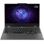 Lenovo LOQ 15.6-inch (83GS00E6RK) Luna Grey laptop, powerful performance with sleek design for gaming and productivity