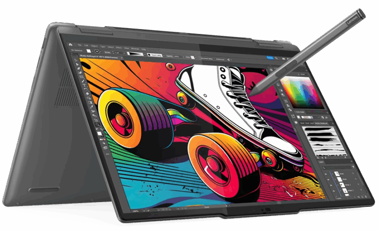 Lenovo Yoga 7 14-inch 2-in-1 touchscreen laptop, Intel Core i7, 16GB RAM, 1TB SSD, Storm Grey
