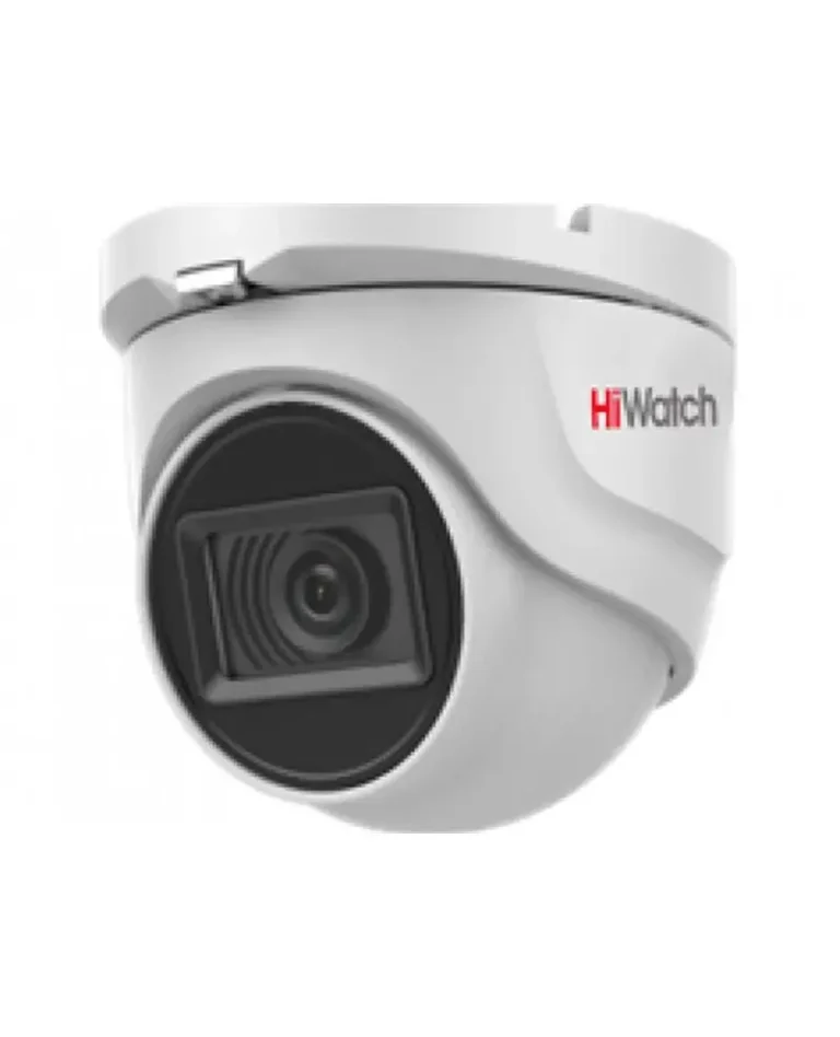 Hiwatch DS-T803(B) 8MP HD-TVI უსაფრთხოების კამერა 2.8mm ლინზით – გარე/შიდა გამოყენებისთვის"