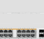 24 პორტიანი სვიჩი, PoE პასიური 24ვ , PoE+ at/af 450 ვატი