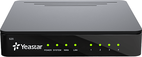 VoIP სატელეფონო სადგური Yeastar S20