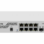 8 პორტიანი გიგაბიტიანი მართვადი სვიჩი 2xSFP+ პორტით