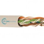 ქსელის კაბელი - Cat5e UTP 24AWG LSZH 100% სპილენძი შიდა გამოყენების 305 მეტრი