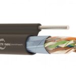 ქსელის კაბელი - Cat5e FTP 24AWG 100% სპილენძი გარე გამოყენების ლითონის ბაგირით 305 მეტრი