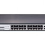 24 Gb პორტიანი PoE სვიჩი, 4 Gb კომბო პორტი, PoE+ at/af, მაქს. 370W