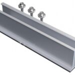 მზის პანელის სამაგრი ალუმინის მინი რელსი 30x35x150მმ