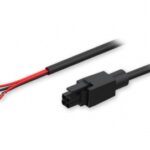 Power cable with 4-way open wire