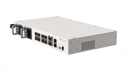 Mikrotik CRS510-8XS-2XQ-IN ქსელის სვიჩი 8x10GbE SFP+ და 2x40GbE QSFP+