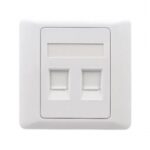 LAN როზეტის პანელი  - 2 პორტიანი