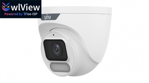 IP კამერა - 4მპ, 2.8მმ, Turret, UMD, Mic, SD,  ColorHunter, Wise-ISP, Uniview