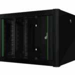 კედლის საკომუნიკაციო კარადა - 7U, 600x600მმ, შავი, Mirsan