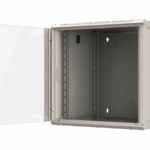 კედლის საკომუნიკაციო კარადა - 12U, 600x600მმ, თეთრი, Mirsan