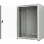 კედლის საკომუნიკაციო კარადა - 16U, 600x450მმ, თეთრი, Mirsan