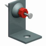 L ფორმის კედლის საკიდი