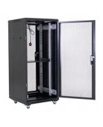 საკომუნიკაციო კარადა (რეკი) A36027 -  27U 600x1000 mm, წინა და უკანა პერფორირებული კარებით - Image 5