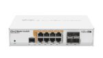 MikroTik CRS112-8P-4S-IN PoE სვიჩი 8 პორტით და 4 SFP+ პორტით
