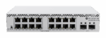 მართვადი სვიჩი MikroTik L2 16x Gigabit და 2x SFP+ პორტით