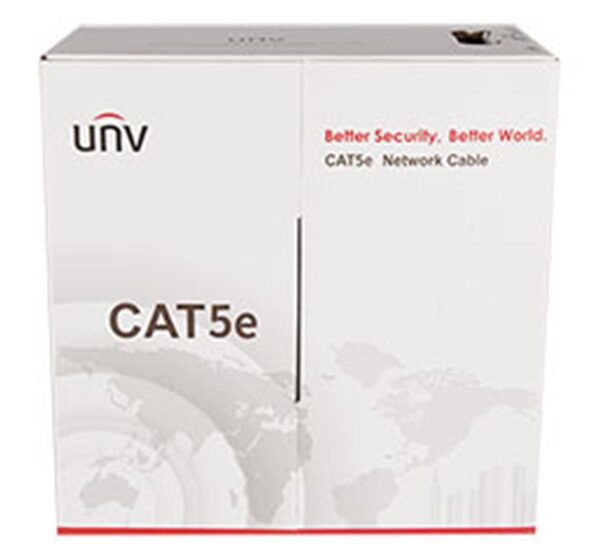 UNIVIEW Cat5e UTP ქსელის კაბელი 305მ 100% სპილენძი შიდა გამოყენებისთვის
