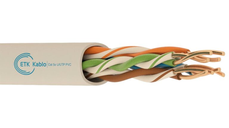 Cat5e UTP PVC ქსელის კაბელი 25AWG 305მ 100% სპილენძი შიდა გამოყენებისთვის