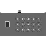 დომოფონის კლავიატურის და თითის ანაბეჭდის მოდული, Hikvision DS-KDM9633-FKP