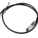 A 40/100 Gbps QSFP28 direct attach cable, 1m